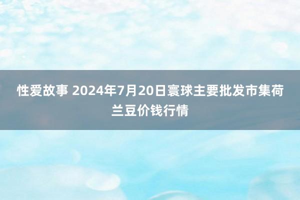 性爱故事 2024年7月20日寰球主要批发市集荷兰豆价钱行情