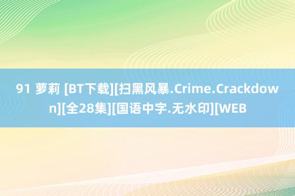 91 萝莉 [BT下载][扫黑风暴.Crime.Crackdown][全28集][国语中字.无水印][WEB