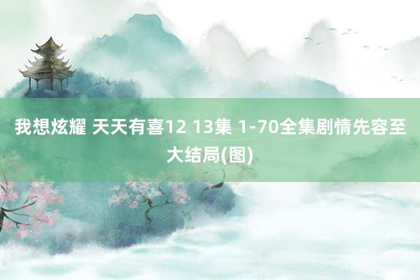 我想炫耀 天天有喜12 13集 1-70全集剧情先容至大结局(图)